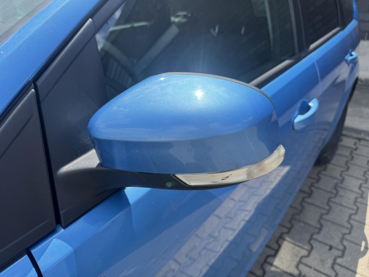 Ford Focus 2 DA3 original Au&szlig;enspiegel links elektrisch anklappbar Vision Blau Bj.2008